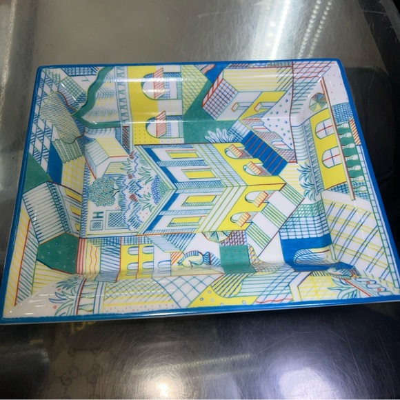 Hermes Les Cavaliers Change Tray Porcelain Ashtray - Picture 3 of 8